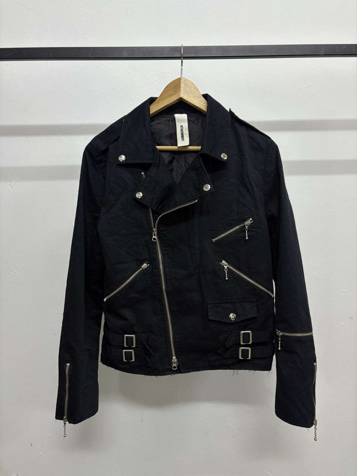 Attachment Hybrid Ramones Double Collar Breasted Biker Zipper Jacket Size US S / EU 44-46 / 1 - 12 Thumbnail