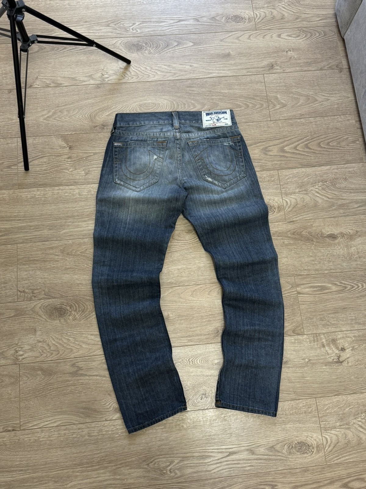 True Religion True Religion Y2K denim distressed vintage retro pants jeans Size US 32 / EU 48 - 4 Thumbnail