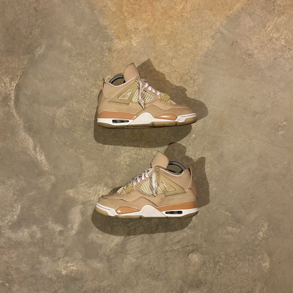 image of Jordan Nike Air Jordan 4 Retro Shimmer 2021 Us 6 Shoes in Tan, Men's