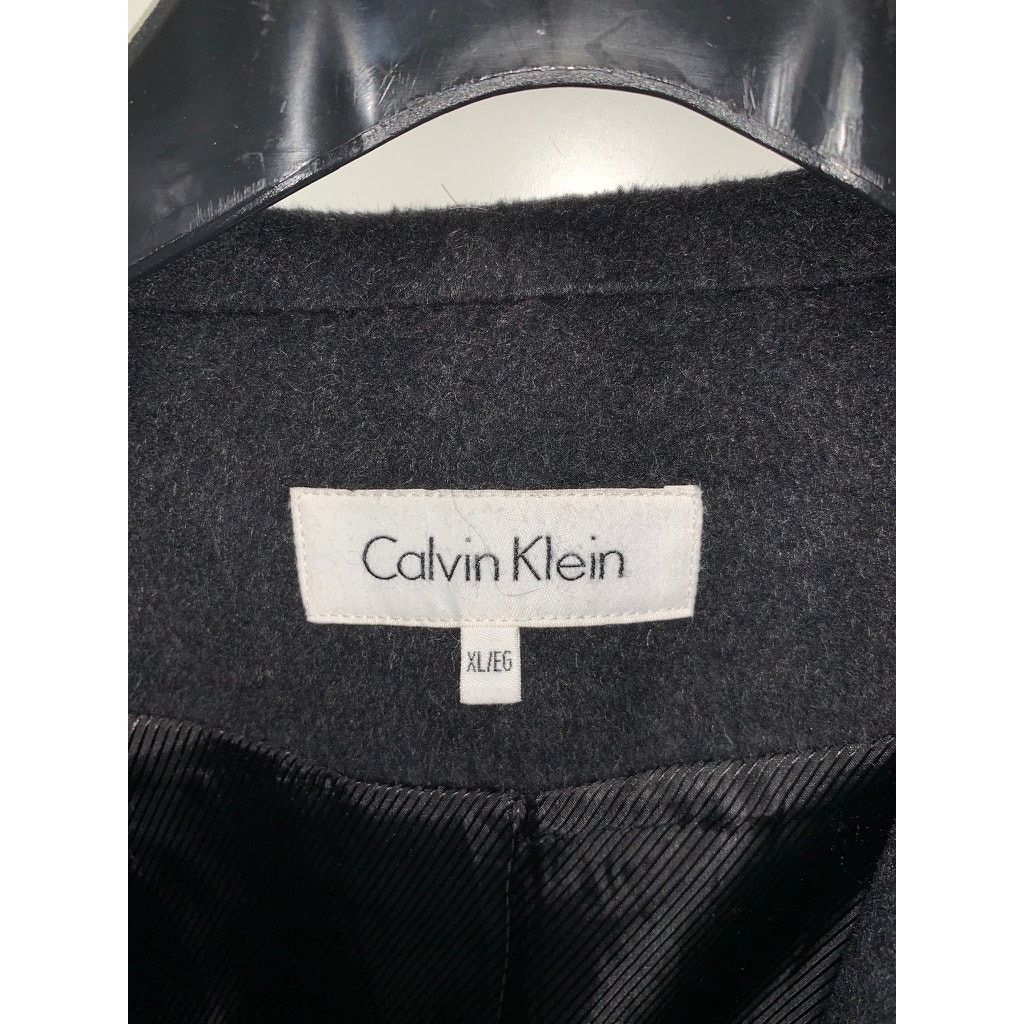 Calvin Klein Calvin Klein Women's Black Wool Blend Wrap Coat XL Size XL / US 12-14 / IT 48-50 - 4 Thumbnail