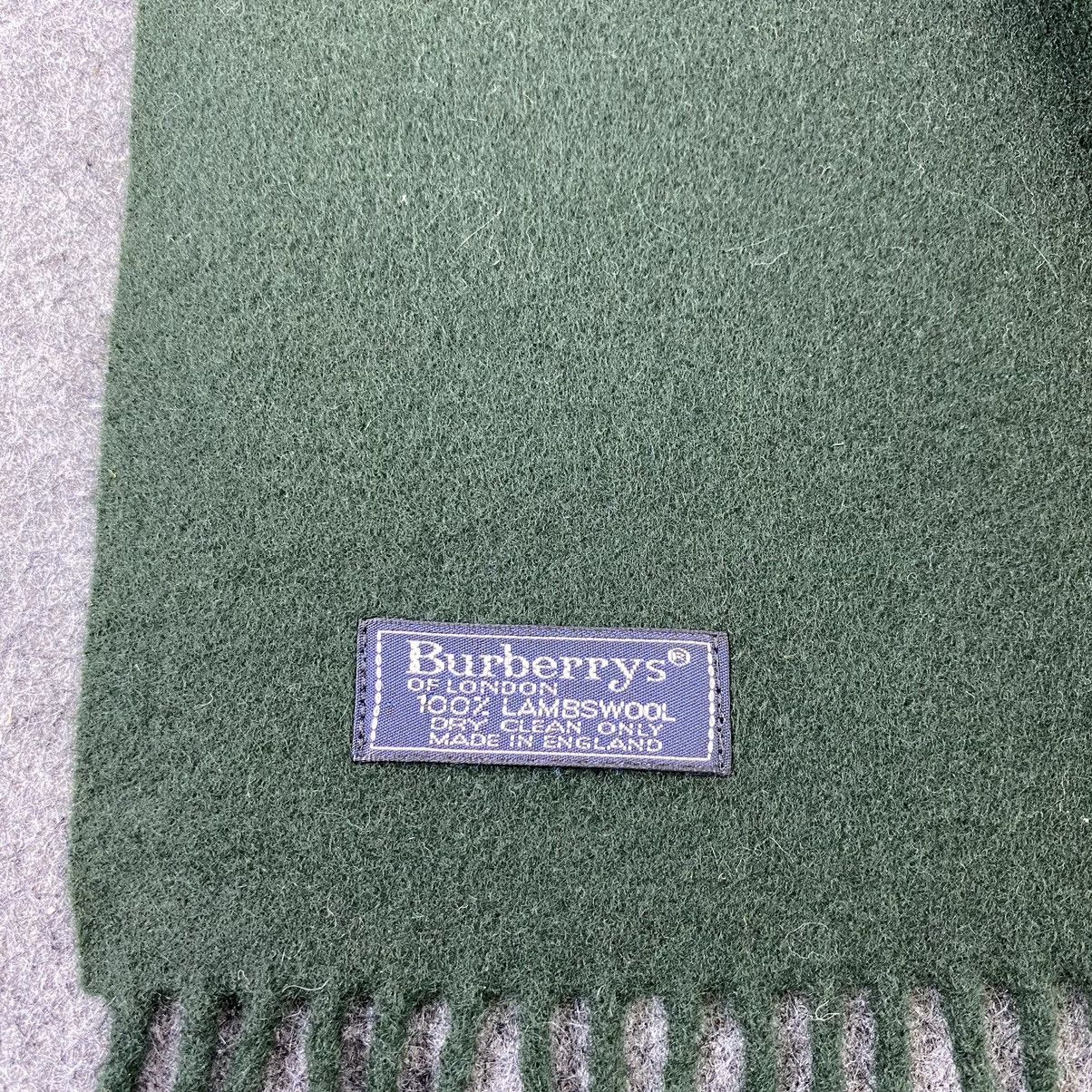 Burberry × Vintage Burberry Lambswool Muffler / Scarf / Neckwear -K052 Size ONE SIZE - 6 Thumbnail