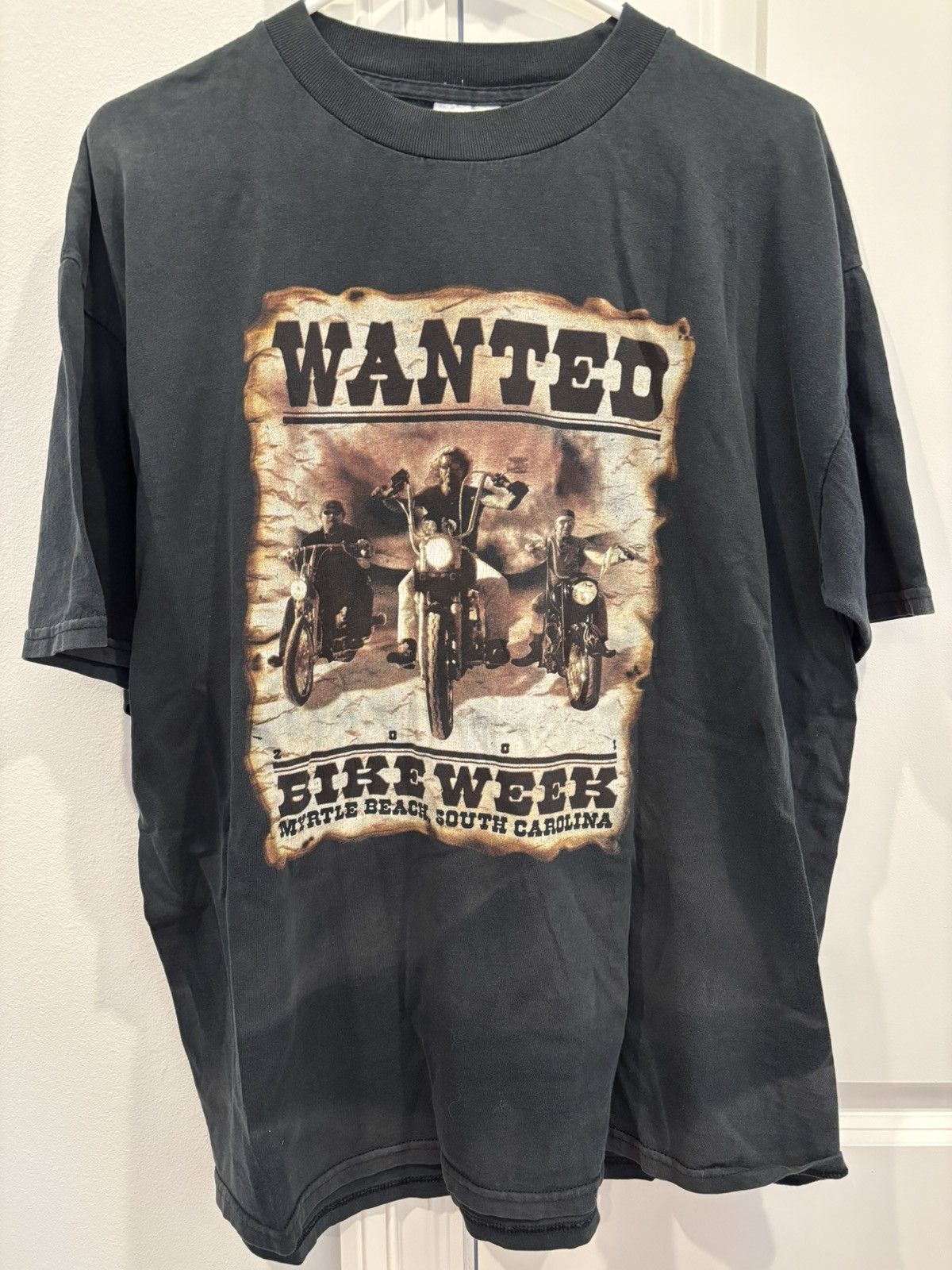 Harley Davidson Vintage 2001 Myrtle Beach SC Bike Week Black Shirt - XL Size US XL / EU 56 / 4 - 1 Thumbnail