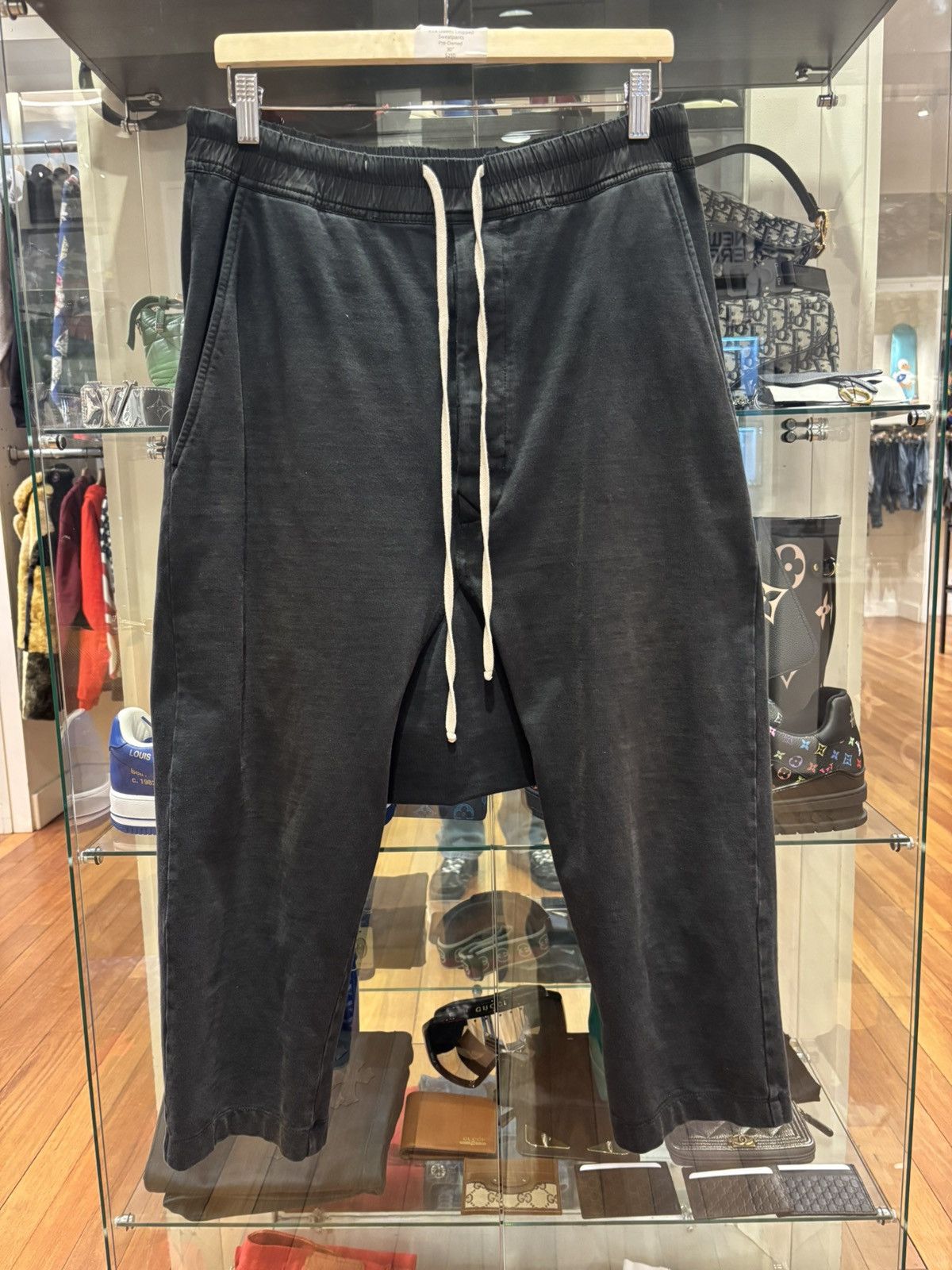 Rick Owens Rick Owen’s Cropped Sweatpant Size US 30 / EU 46 - 1 Thumbnail