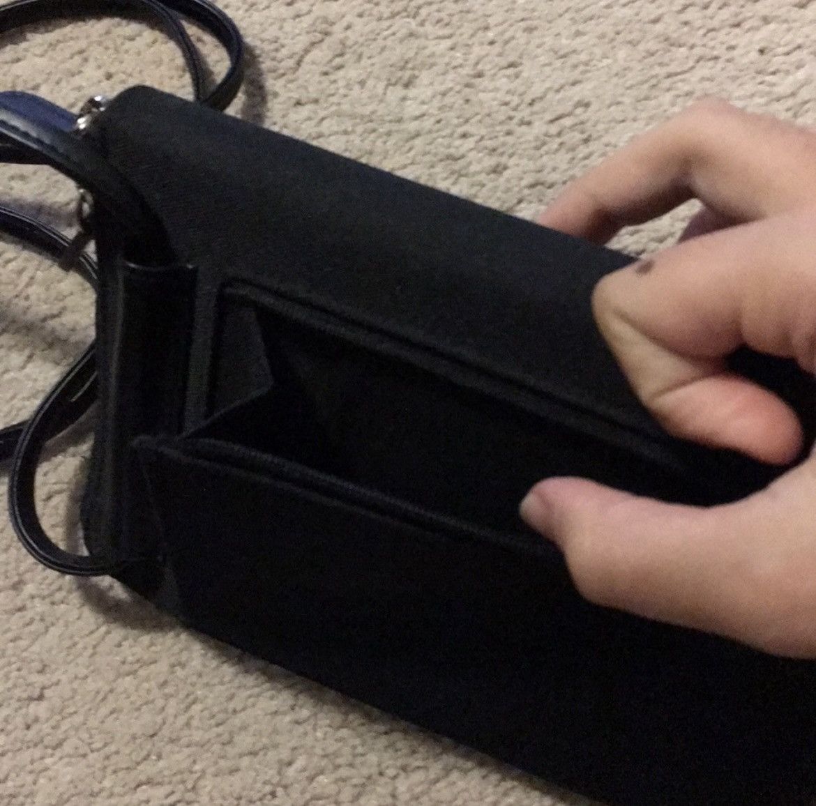 Other Black Cloth Crossbody Bag Size ONE SIZE - 3 Thumbnail