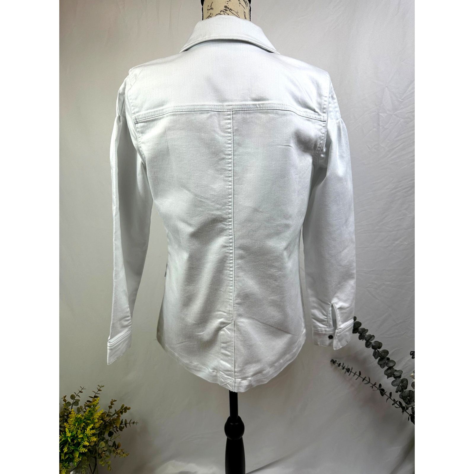 Other Anybody Stretch Twill Utility Jacket Crisp White XS Size XS / US 0-2 / IT 36-38 - 12 Thumbnail