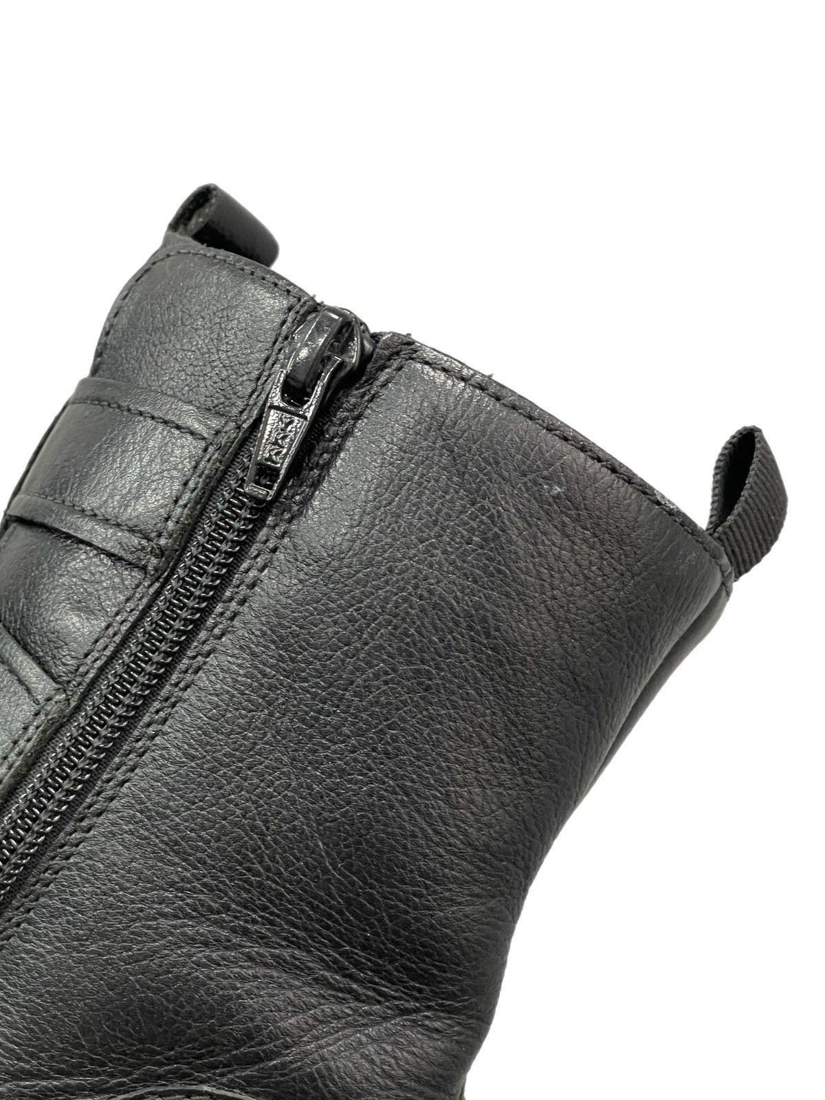 Hedi Slimane Belted margiela style Leather Buckle Combat Boots Gothic Size US 7.5 / EU 40-41 - 11 Thumbnail
