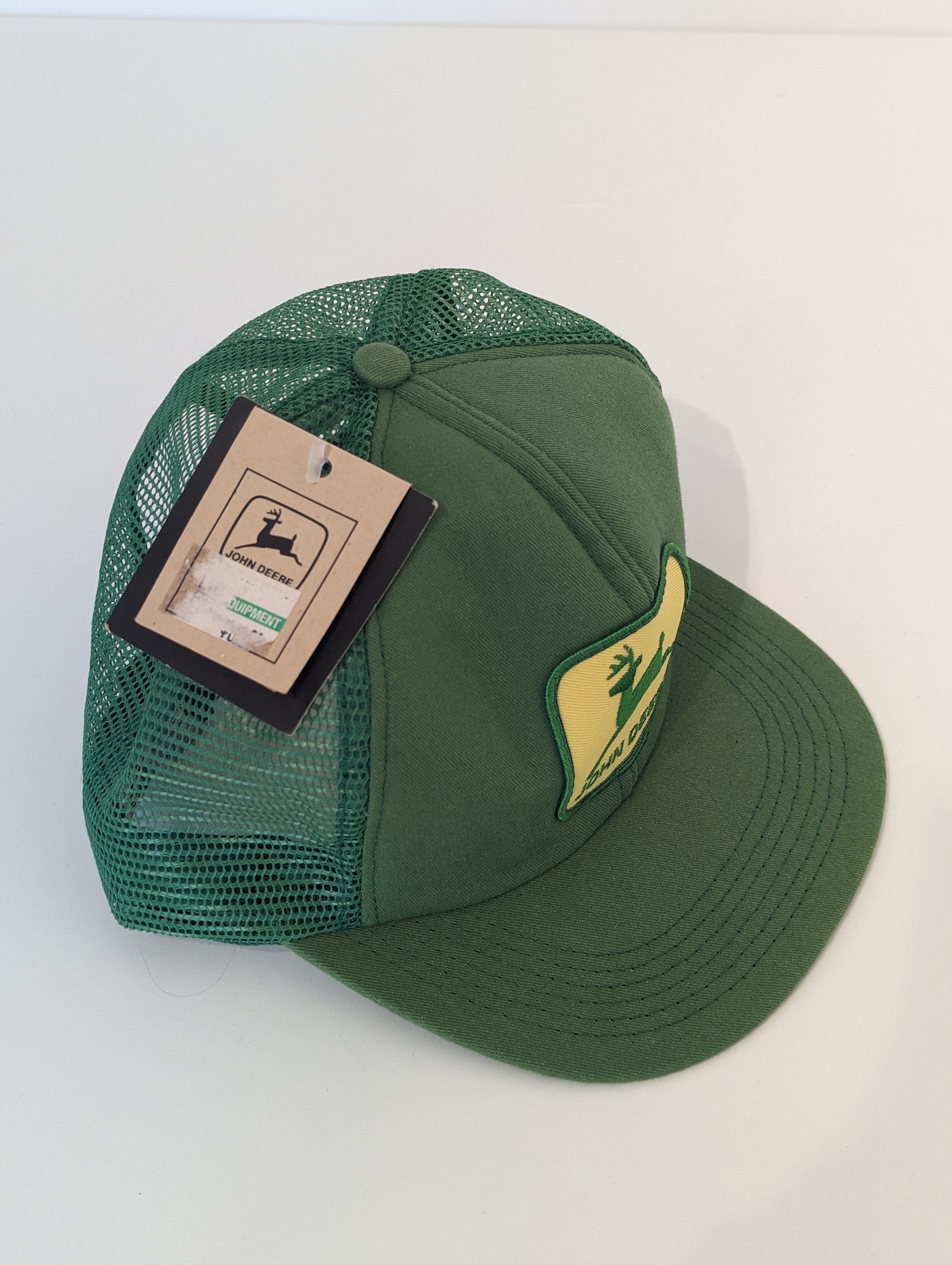 John Deere Vintage Rare John Deer Patch Snapback Trucker Hat Size ONE SIZE - 3 Thumbnail