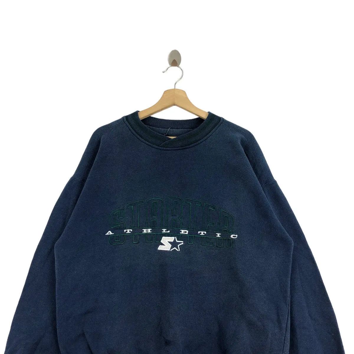 Starter Vtg STARTER ATHLETIC Embroidered Sport Sweatshirt Size US M / EU 48-50 / 2 - 4 Thumbnail