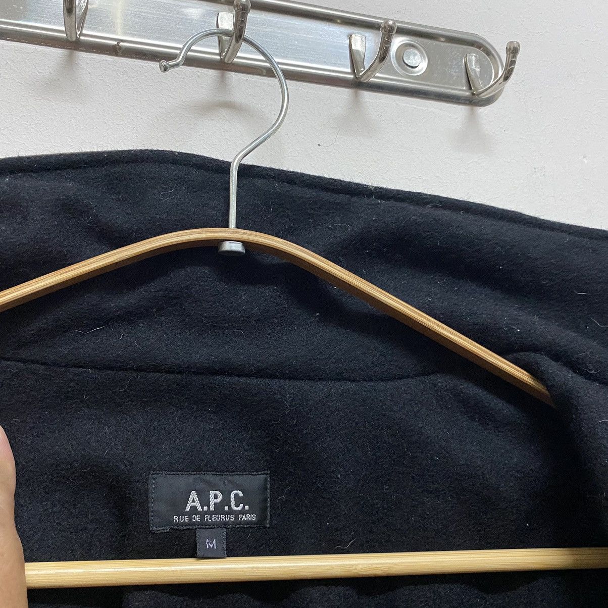 A.P.C. Vtg APC Chore Cotton x Wool Jacket Zipper Up France Size US M / EU 48-50 / 2 - 6 Thumbnail