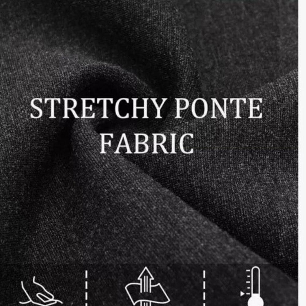 Designer Tapata Women's High-Waisted Stretchy Pants - Size Large (14) Size 36" / US 14 / IT 50 - 6 Thumbnail
