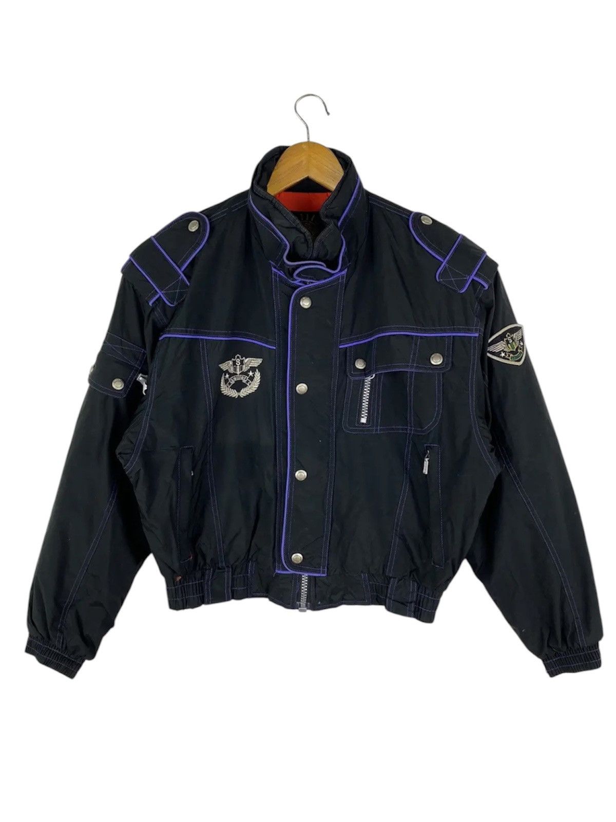 Vintage Vintage Seiler International Bomber Jacket – 1980s Military Size US L / EU 52-54 / 3 - 1 Thumbnail