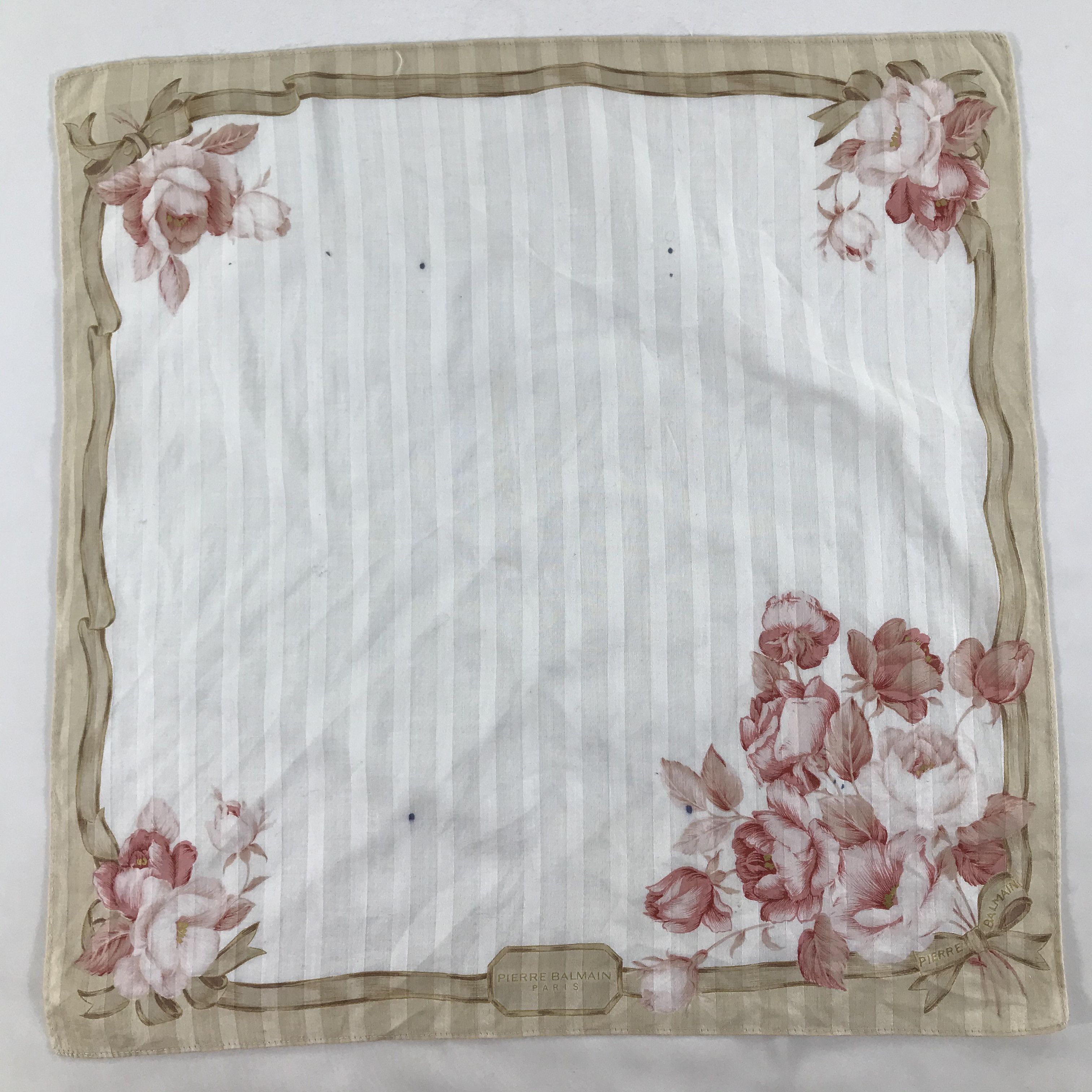 Pierre Balmain × Vintage Pierre Balmain Bandana / Handkerchief / Neckerchief - S1884 Size ONE SIZE - 1 Thumbnail