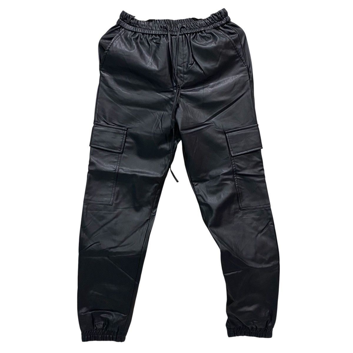 Zara Zara Faux Leather Cargo Crop Leg Pants Size US 28 / EU 44 - 1 Thumbnail