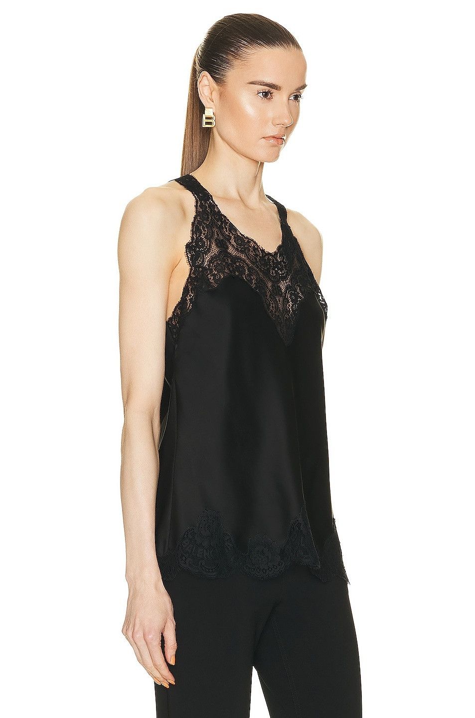 Balenciaga oc11z0625 Slip Top in Black Size XS / US 0-2 / IT 36-38 - 2 Thumbnail