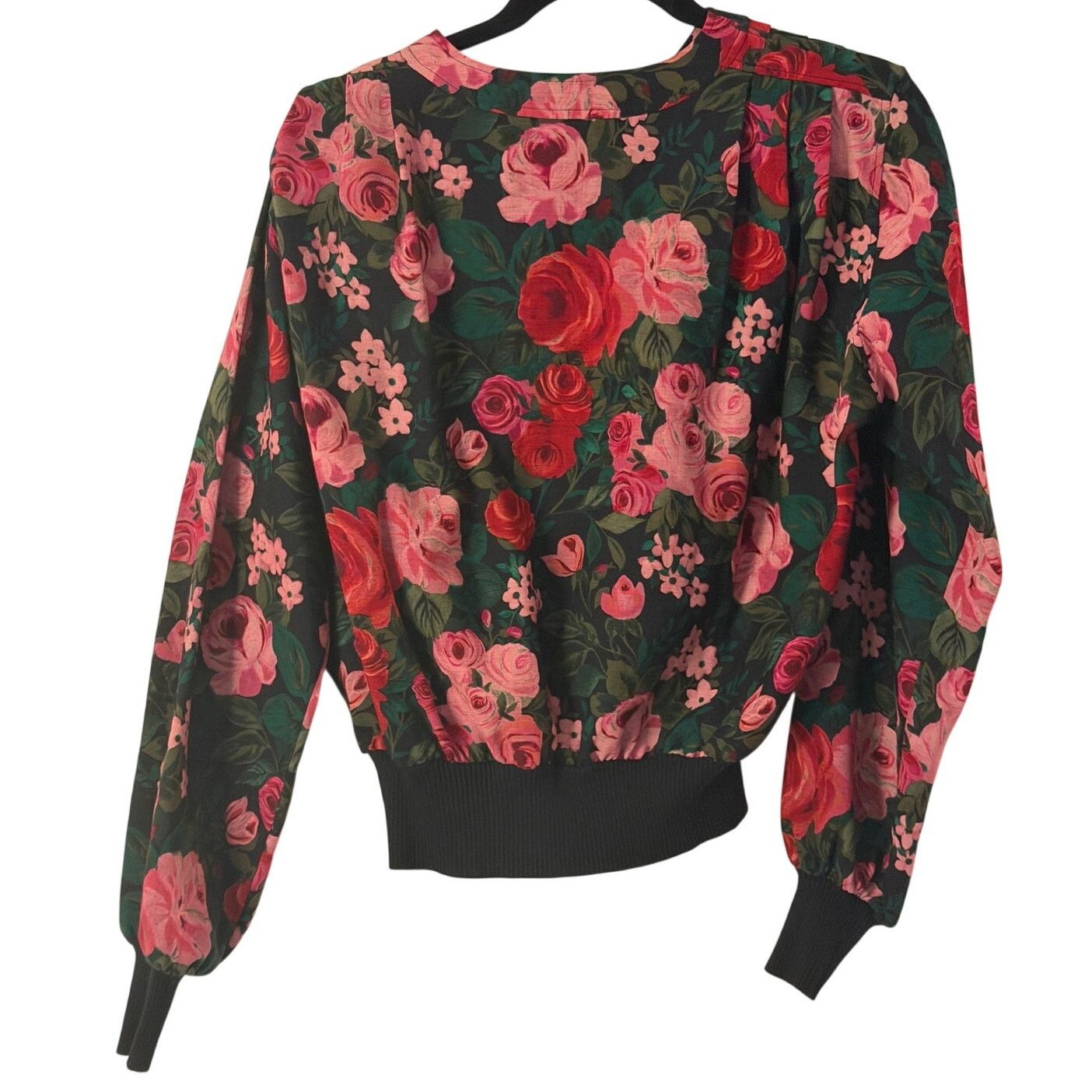Other Vintage 80s/90s Ungaro Silk Blouse Floral Shirt Size M / US 6-8 / IT 42-44 - 2 Thumbnail