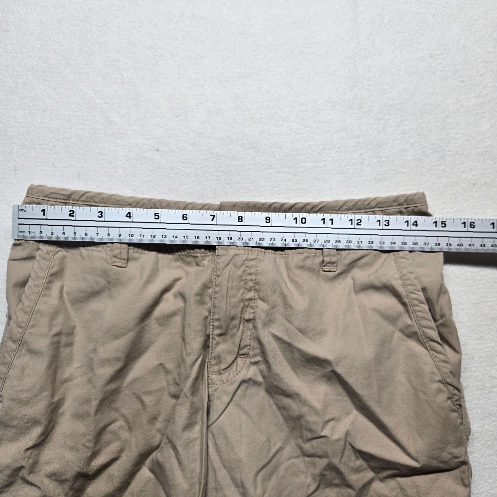 Liz Claiborne Liz Claiborne Cargo Shorts Women's Size 4 Brown Solid Activewear Casual Travel Size 27" / US 4 / IT 40 - 4 Thumbnail