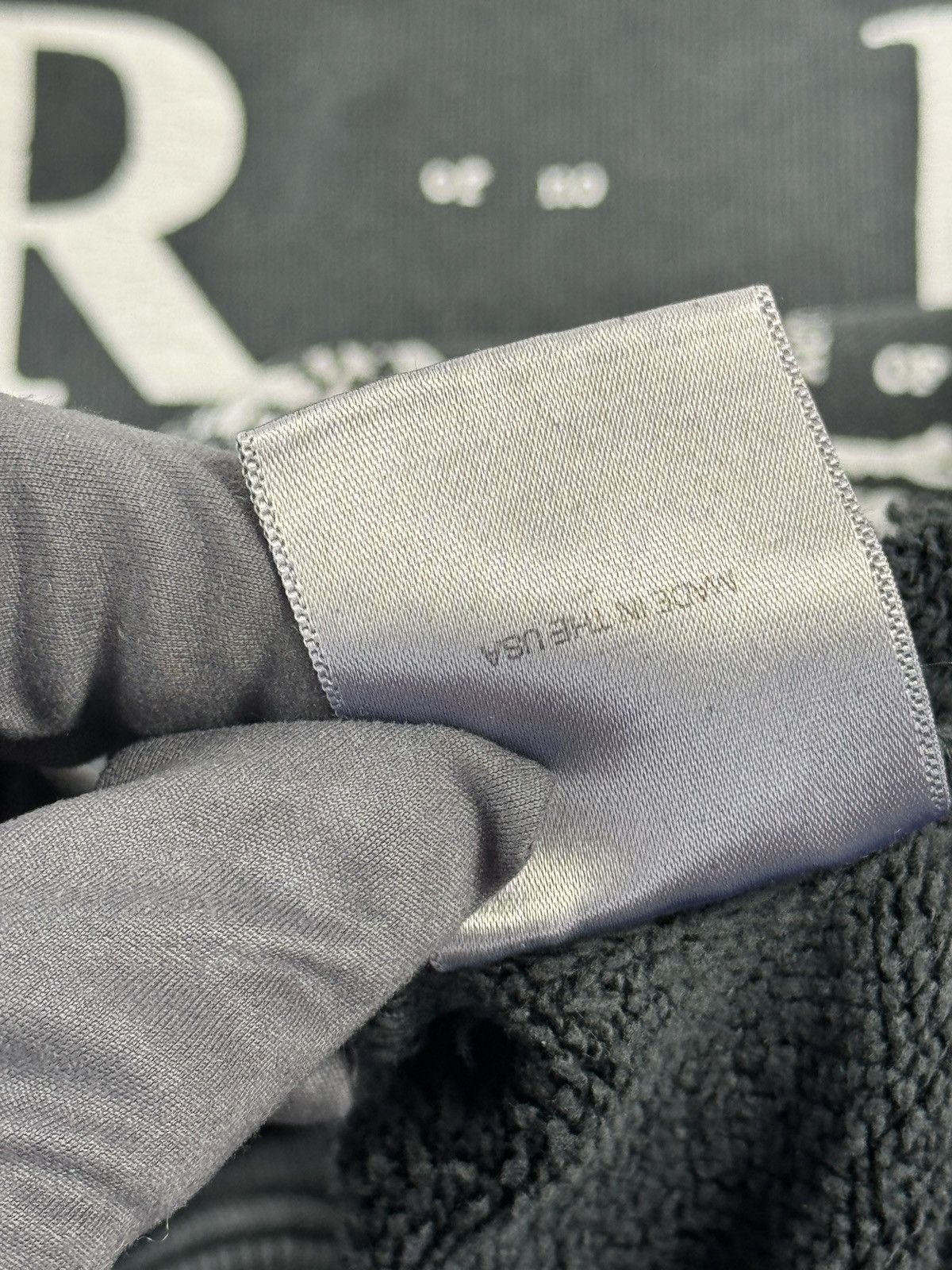 Enfants Riches Deprimes MY ROLE IN THE WAR CHARCOAL HOODIE Size US L / EU 52-54 / 3 - 5 Thumbnail