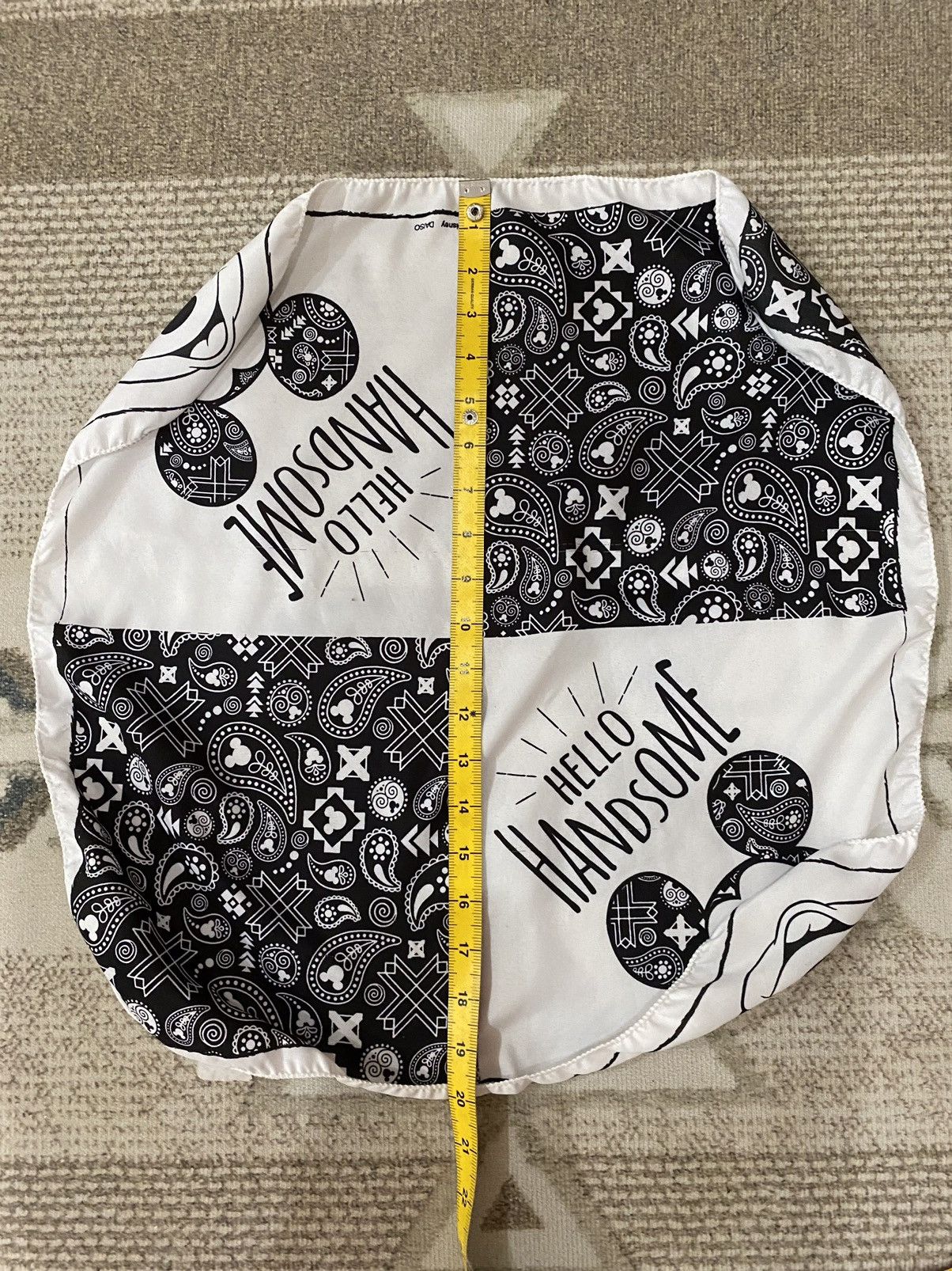 Disney × Mickey Mouse Disney Mickey Mouse Big Logo Scarf/Handkerchief /Neckerchief Size ONE SIZE - 4 Thumbnail