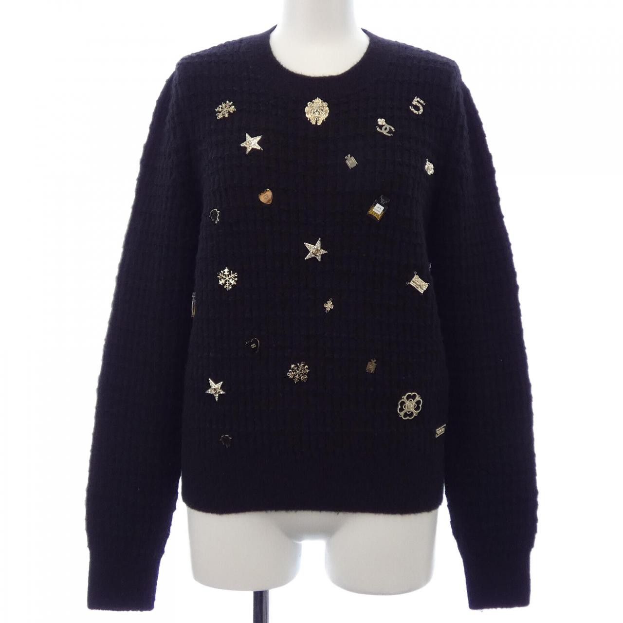 Chanel Chanel P59735K07810 18B Cashmere Knit Others Tops P59735K07810 18B DUTY FREE for USA