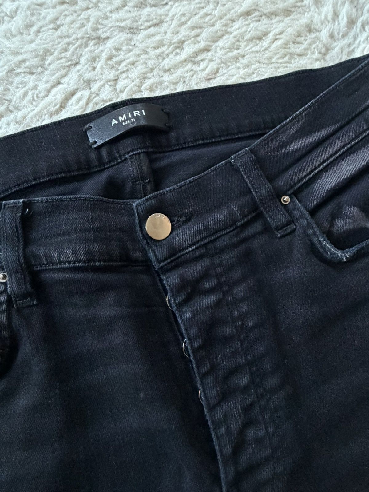 Amiri Black Amiri Jean Size US 31 - 5 Thumbnail