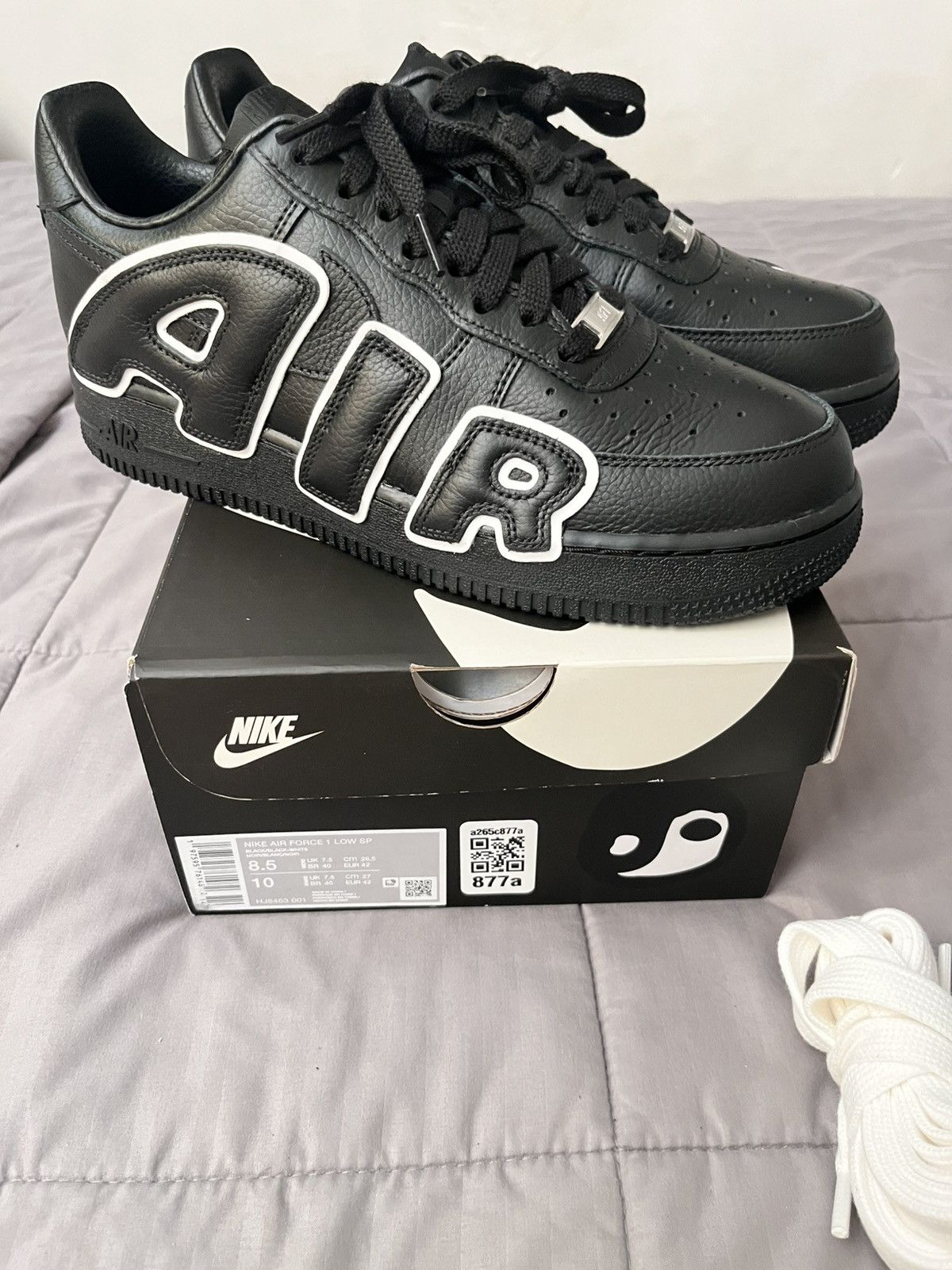 Black CPFM Air Force ones