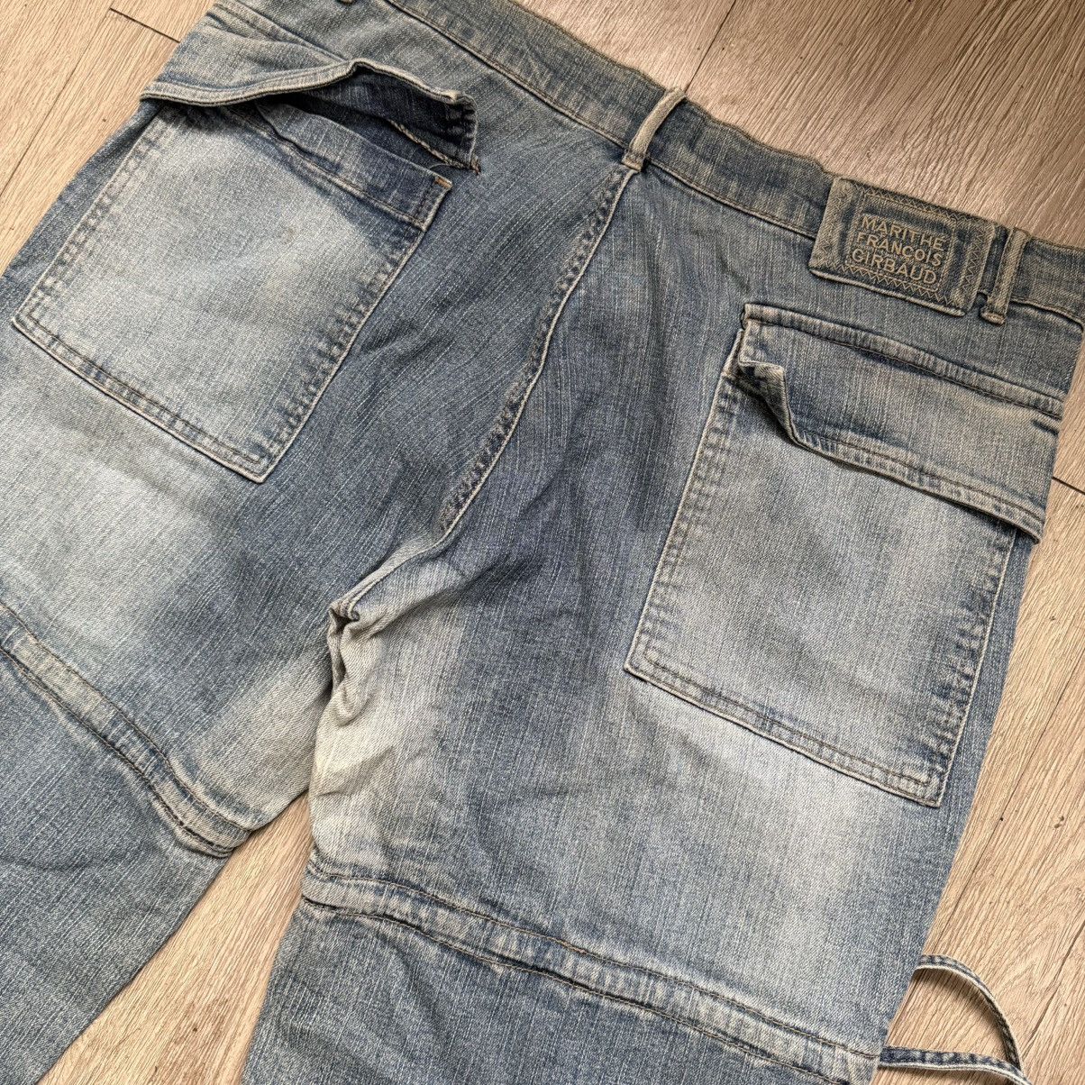 Marithe + Francois Girbaud 2000’s Girbaud Strapless Denim Shuttle Jeans sz 38 Size US 38 / EU 54 - 7 Thumbnail