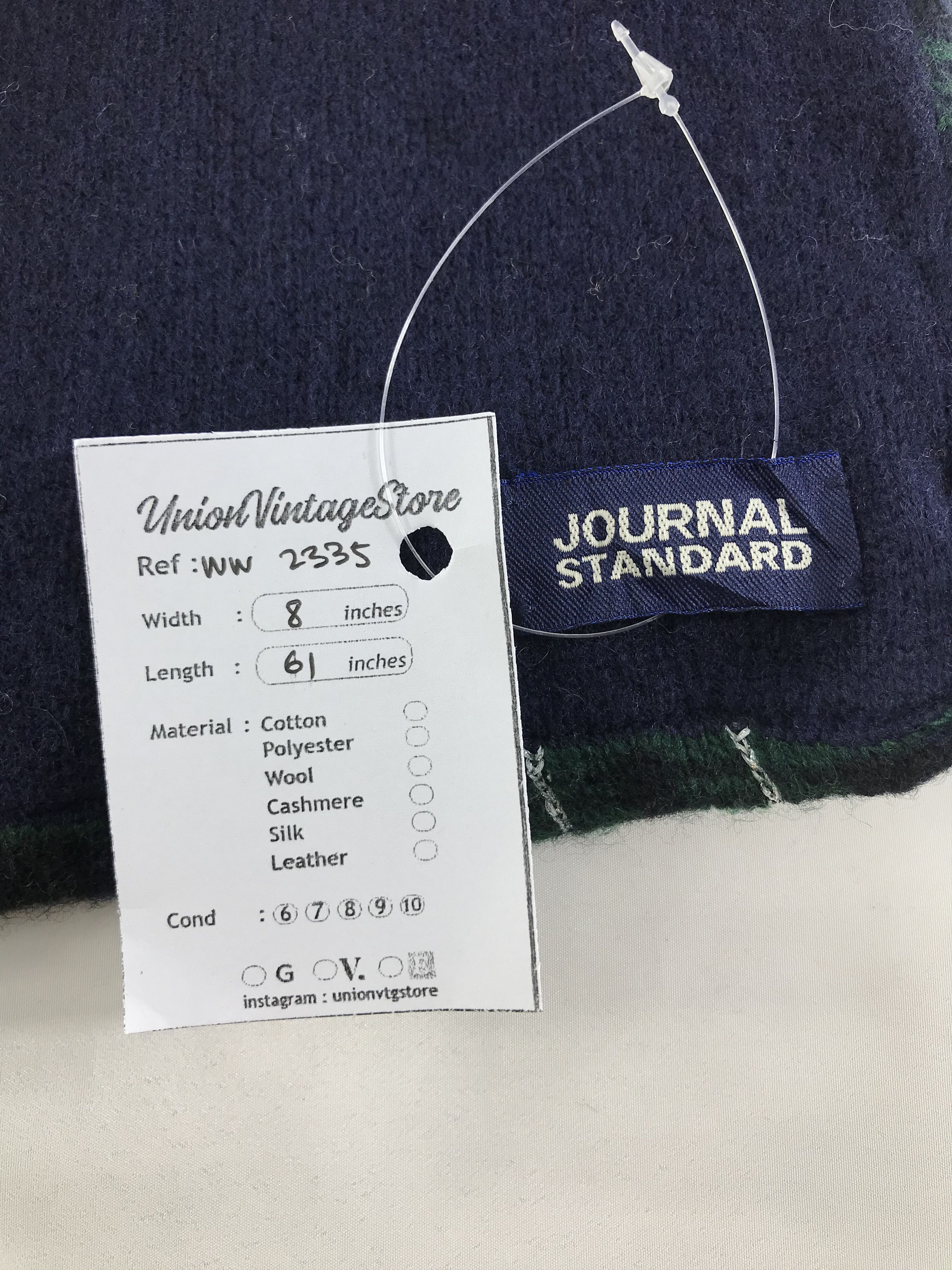 Journal Standard × Vintage Journal Standard Scarf / Muffler / Neckwear - WW2335 Size ONE SIZE - 4 Thumbnail