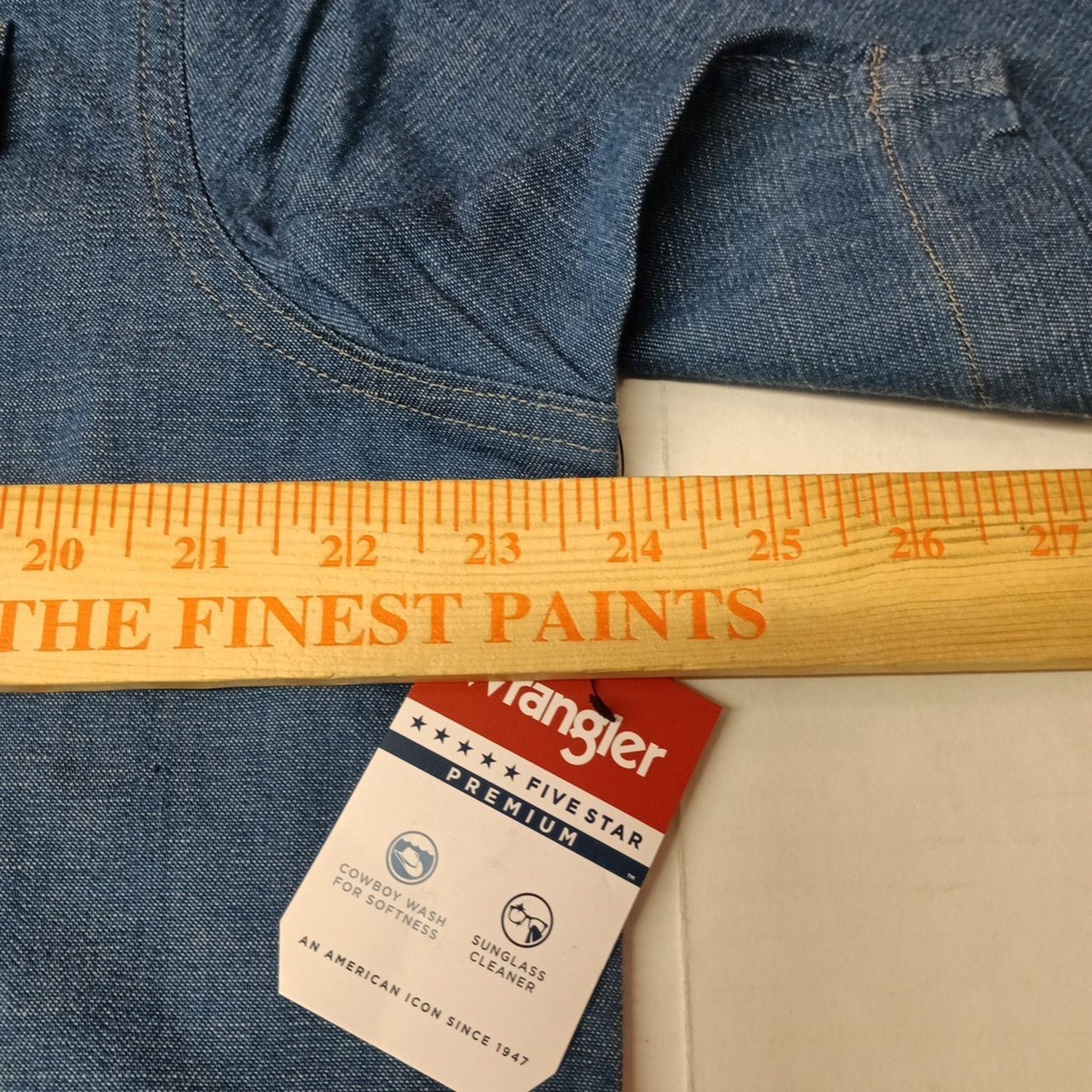 Wrangler Wrangler Cowboy Wash Snap Denim Shirt Mens Size L Large Blue Size US L / EU 52-54 / 3 - 4 Thumbnail
