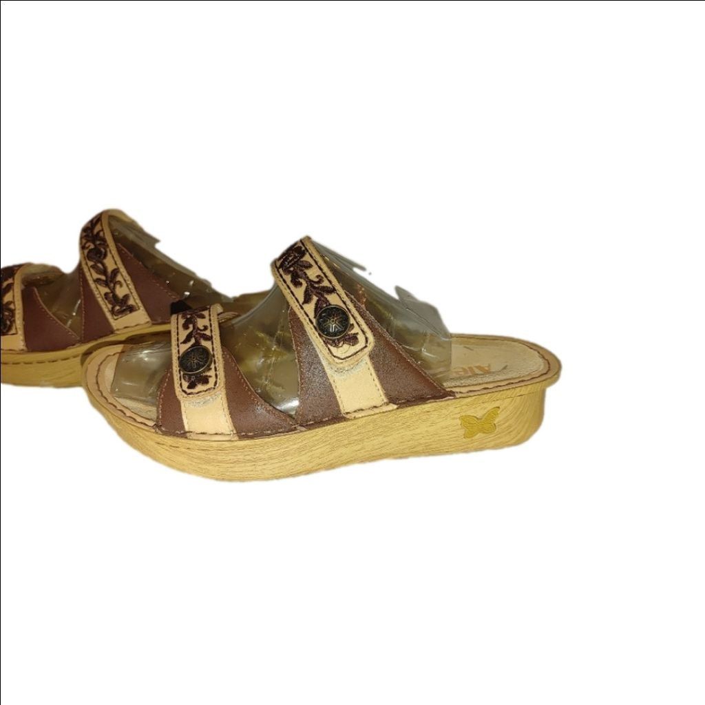 Alyx Alegria Clara Coco CLA 612 leather slip-on sandals size 38 Size US 7.5 / IT 37.5 - 1 Thumbnail