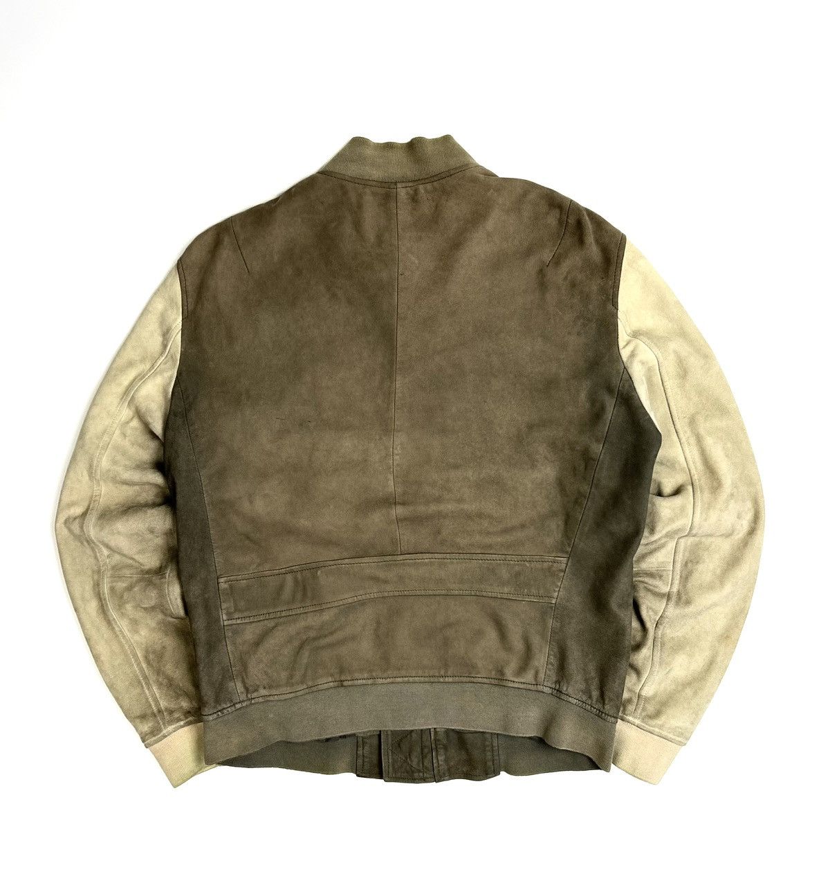 Allsaints Vintage AllSaints Leather Bomber Jacket Double Colour y2k Size US M / EU 48-50 / 2 - 7 Thumbnail
