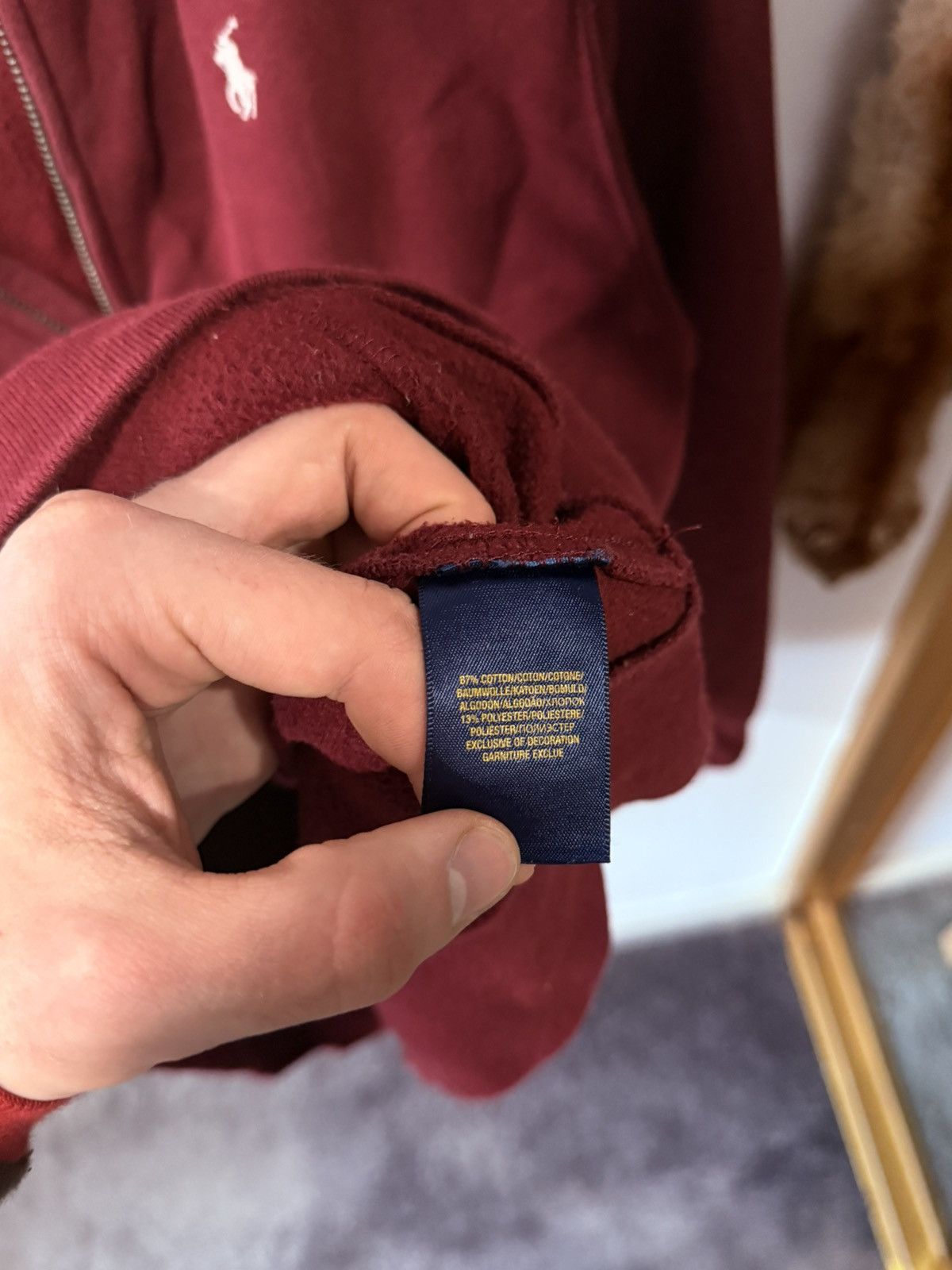 Polo Ralph Lauren Polo Ralph Lauren Burgundy Hooded Light Jacket Size US XL / EU 56 / 4 - 8 Thumbnail