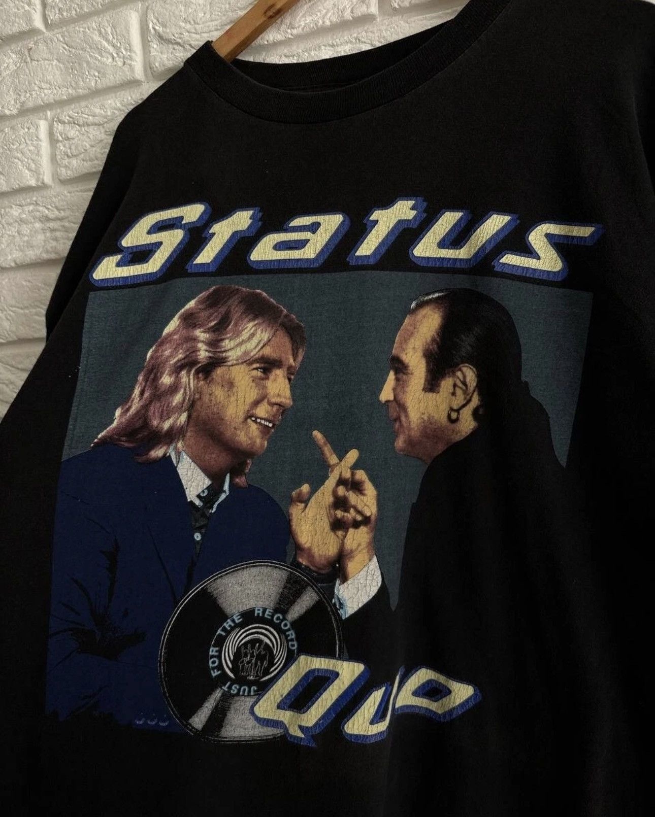 Vintage Vintage Status Quo 1993 men's T-shirt rare size XL Size US XL / EU 56 / 4 - 4 Thumbnail