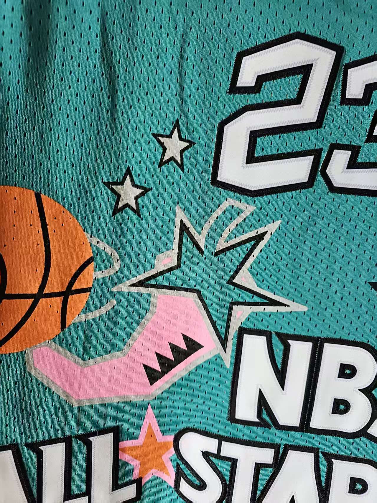 NBA 1996 NBA All Star 23 Michael Jordan Jersey Size US XL / EU 56 / 4 - 3 Thumbnail