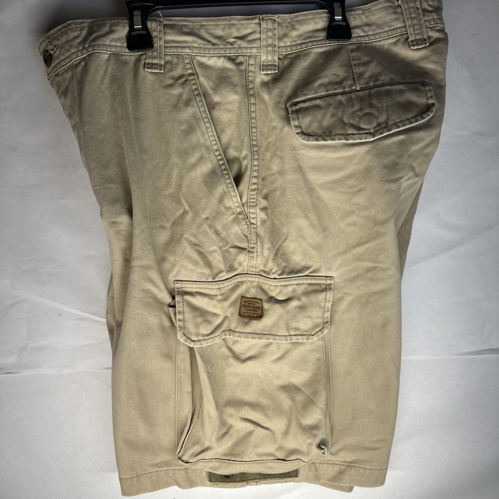 Polo Ralph Lauren Polo Jeans Co Cargo Shorts Size 36 Beige Canvas Authentic Size US 36 / EU 52 - 8 Thumbnail