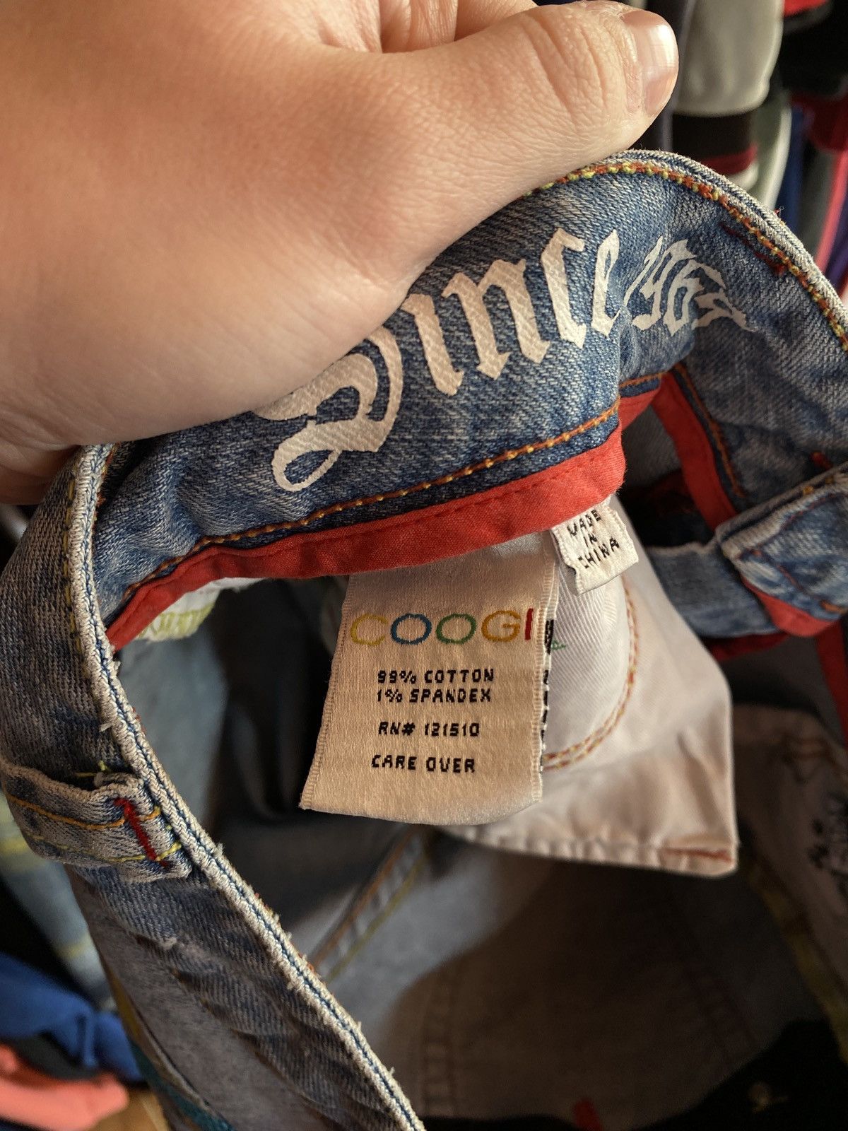 Coogi COOGI EMBROIDERED DENIM VINTAGE SHORTS Y2k Size US 32 / EU 48 - 6 Thumbnail