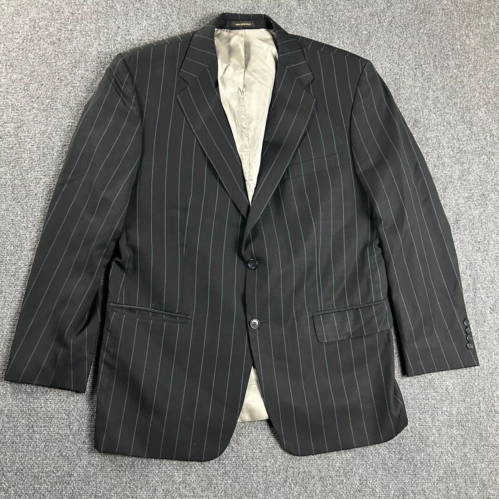 Alexander Julian Colours Alexander Julian Blazer Mens 48R Striped Coat Jacket Size 48R - 1 Thumbnail