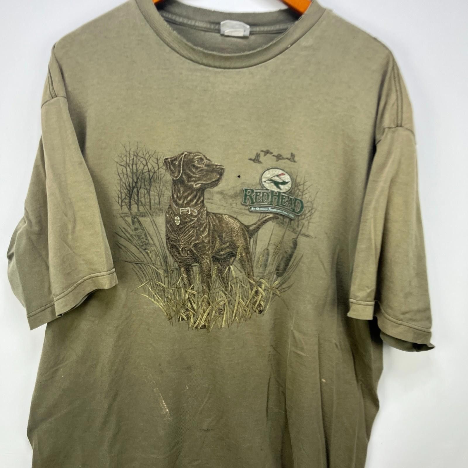 Bass Pro Shops Vintage 90s Bass Pro Shops Redhead Dog Sun Faded T Shirt XL Size US XL / EU 56 / 4 - 2 Thumbnail
