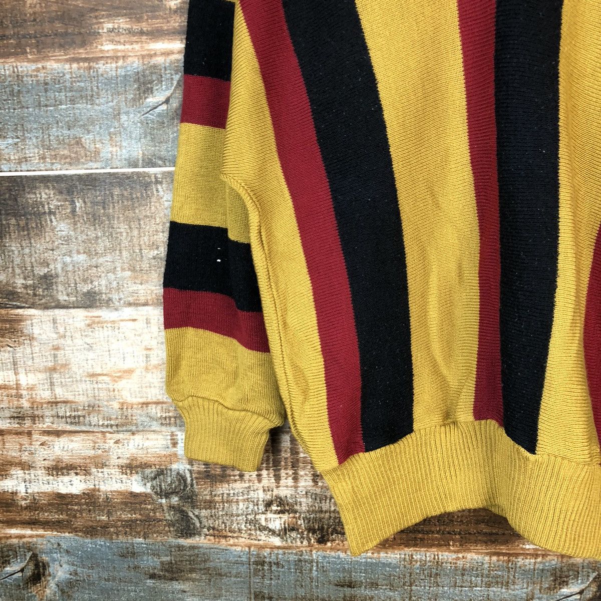 Vintage Japanese Brand Yellow Knitwear #A1634 Size M / US 6-8 / IT 42-44 - 6 Thumbnail