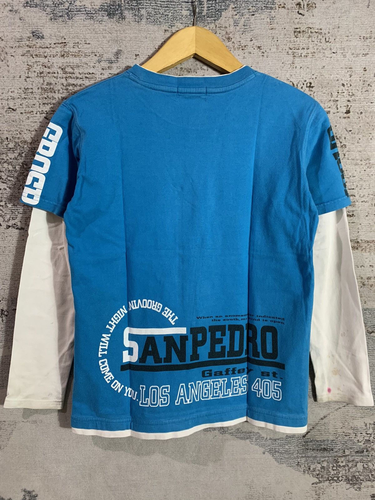 Japanese Brand 2000s Undefined Japan Poem Double Layer y2k Longsleeve Size US S / EU 44-46 / 1 - 2 Thumbnail