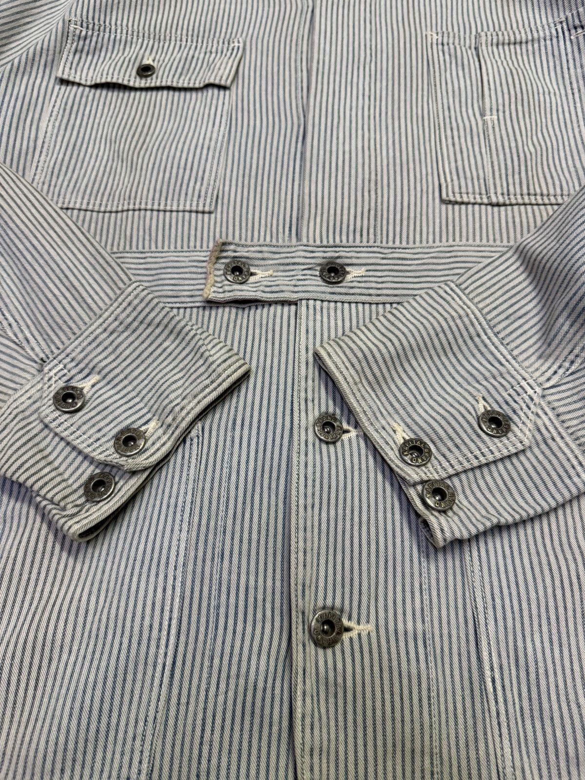 Kapital Kapital Liberty Hickoree Cactus Coverall Jacket Size US L / EU 52-54 / 3 - 12 Thumbnail