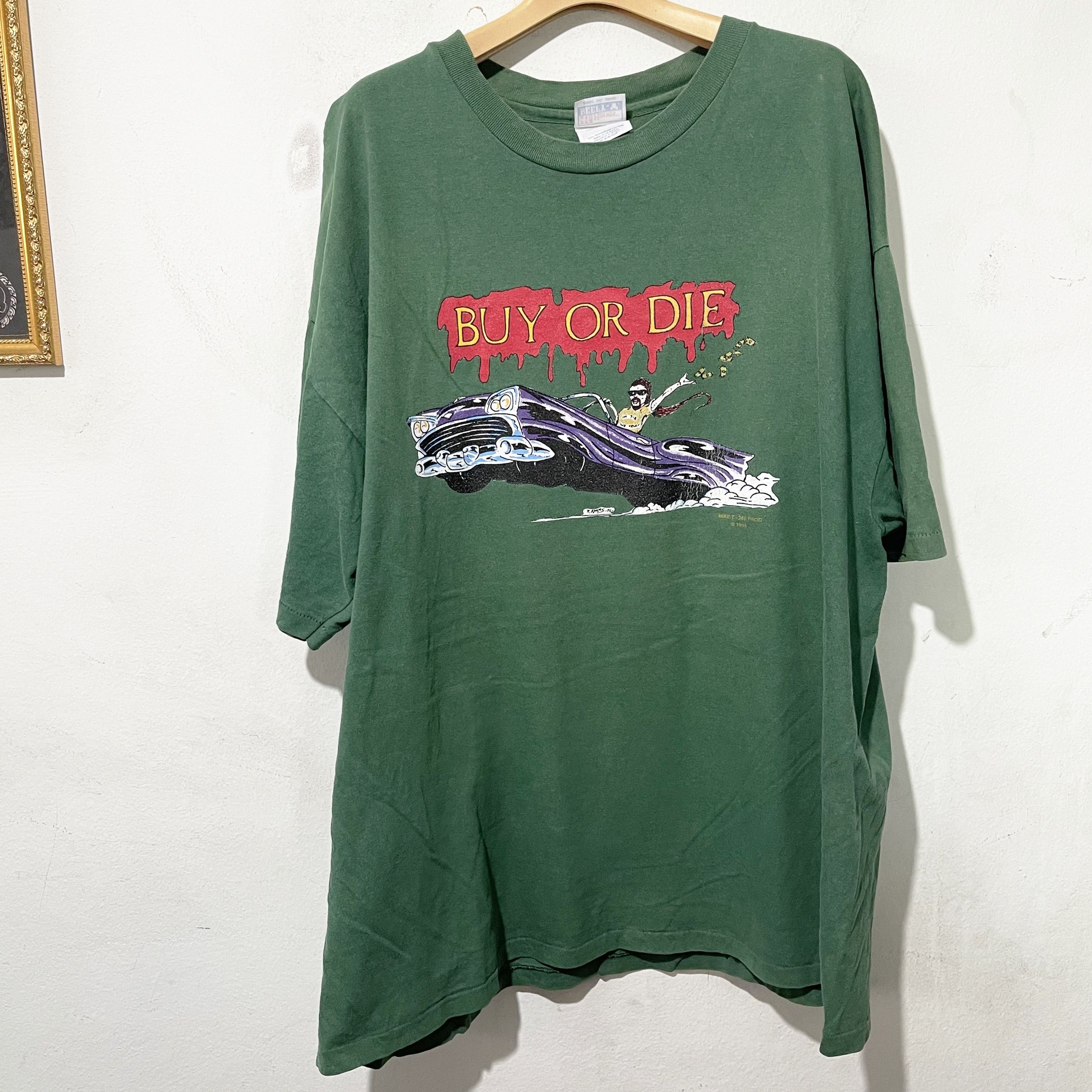 Vintage Vintage 90s Buy or Die Classic Car Shirt Size US XXL / EU 58 / 5 - 1 Thumbnail