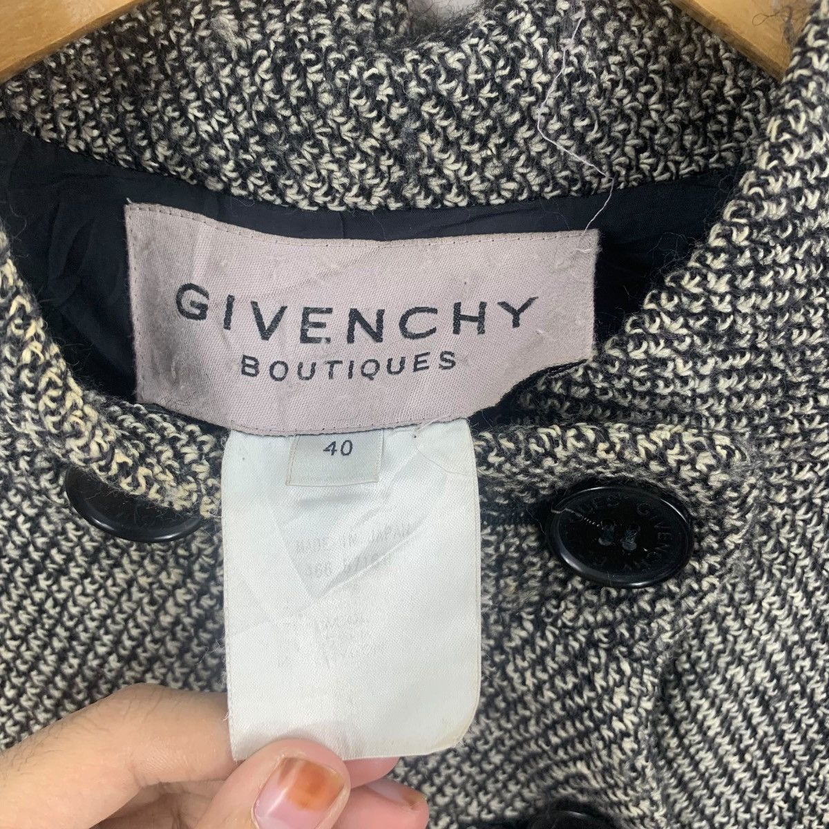 Givenchy Vintage GIVENCHY PARIS BOUTIQUE Collection Jacket Trench Size S / US 4 / IT 40 - 6 Thumbnail