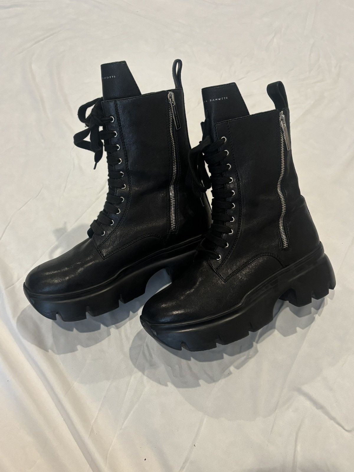 Giuseppe Zanotti Giuseppe Zanotti APOCALYPSE Combat Boots EU 40 Men's 7.5 Size US 10 / IT 40 - 1 Thumbnail