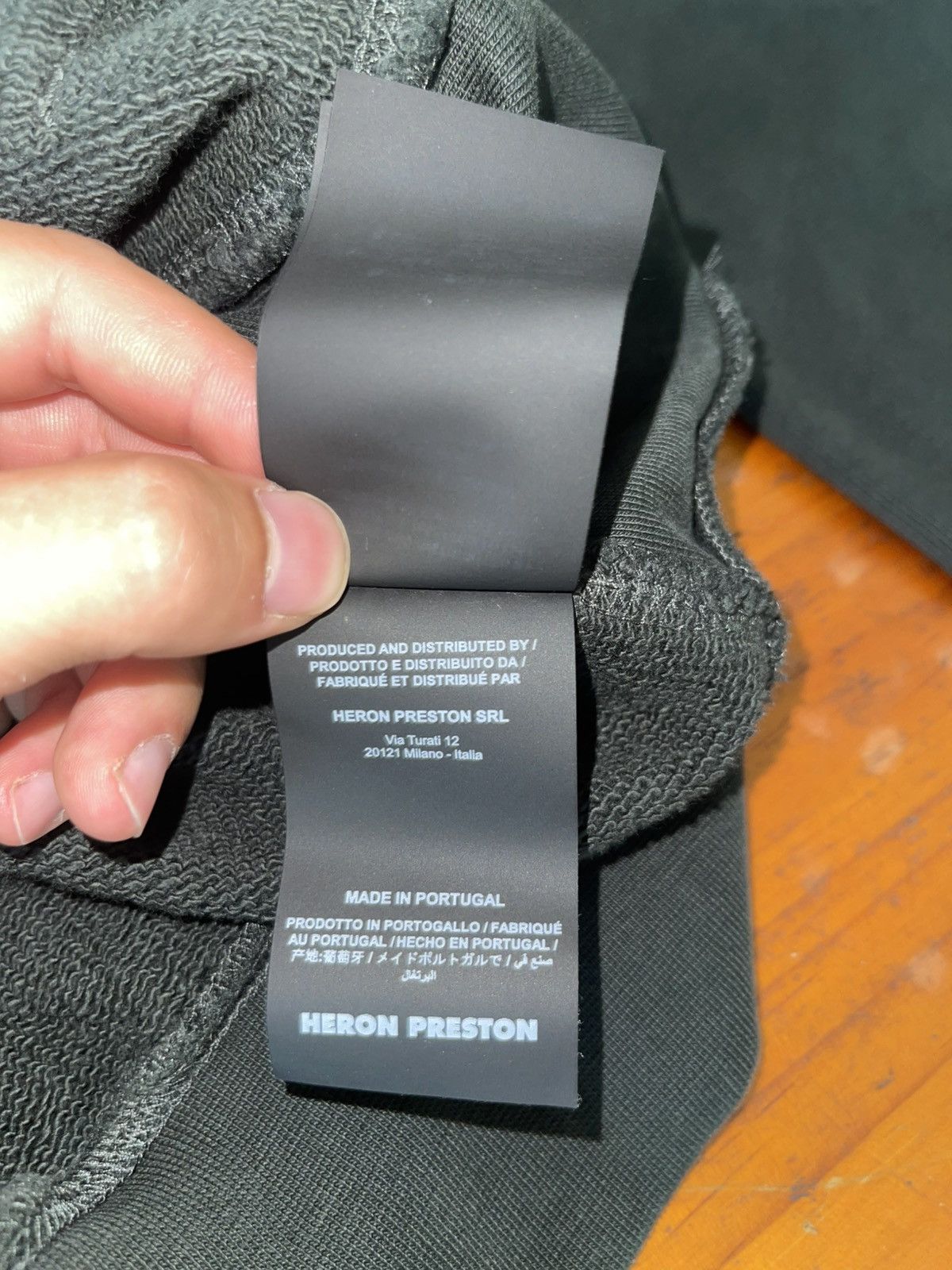 Heron Preston Heron Preston Security Logo Hoodie –Black –FW23 - New-Size S Size US S / EU 44-46 / 1 - 10 Thumbnail