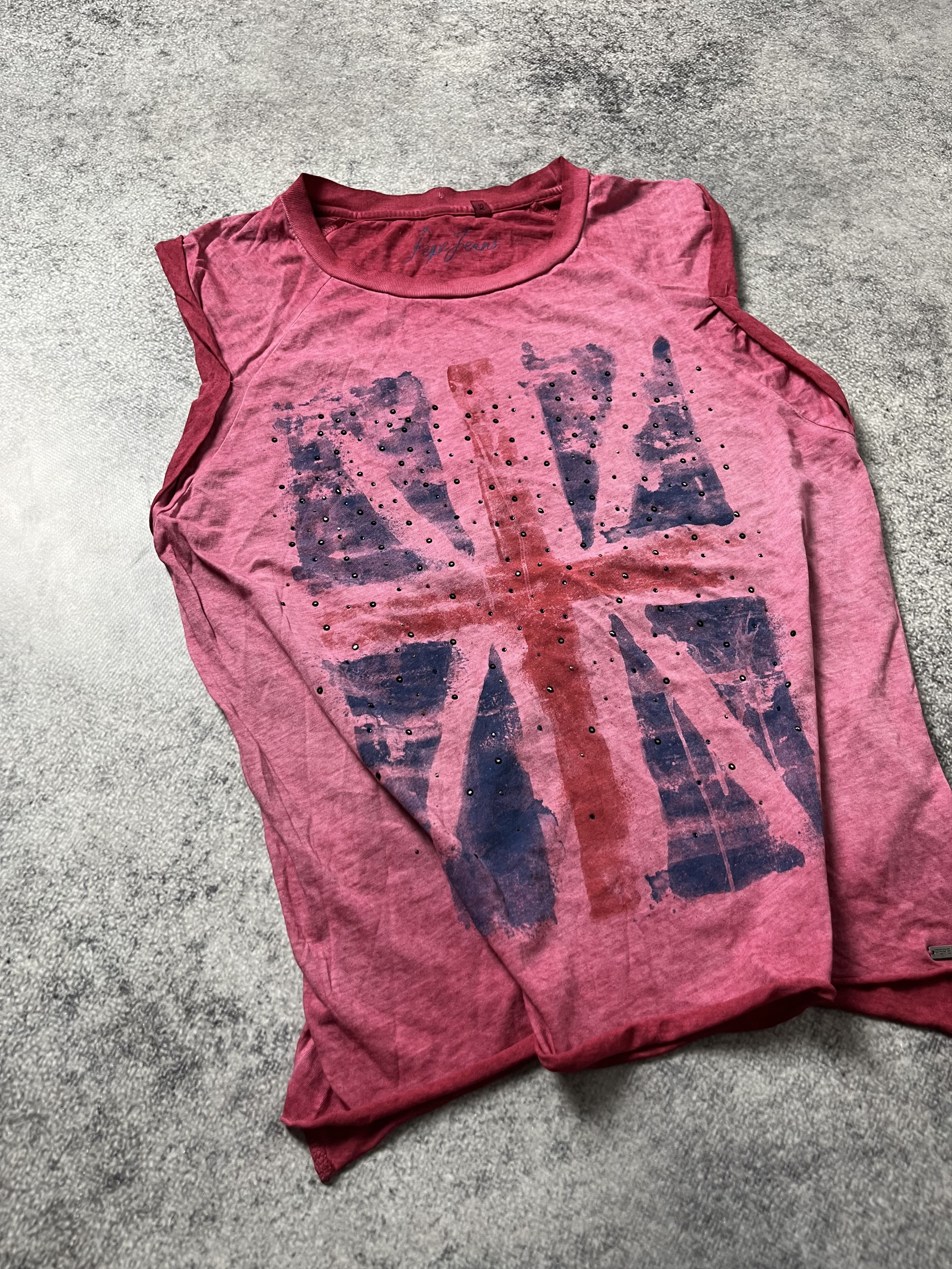 Hysteric Glamour 🔥00's British Flag John Galliano Vibe Washed Tank Top Size M / US 6-8 / IT 42-44 - 2 Thumbnail