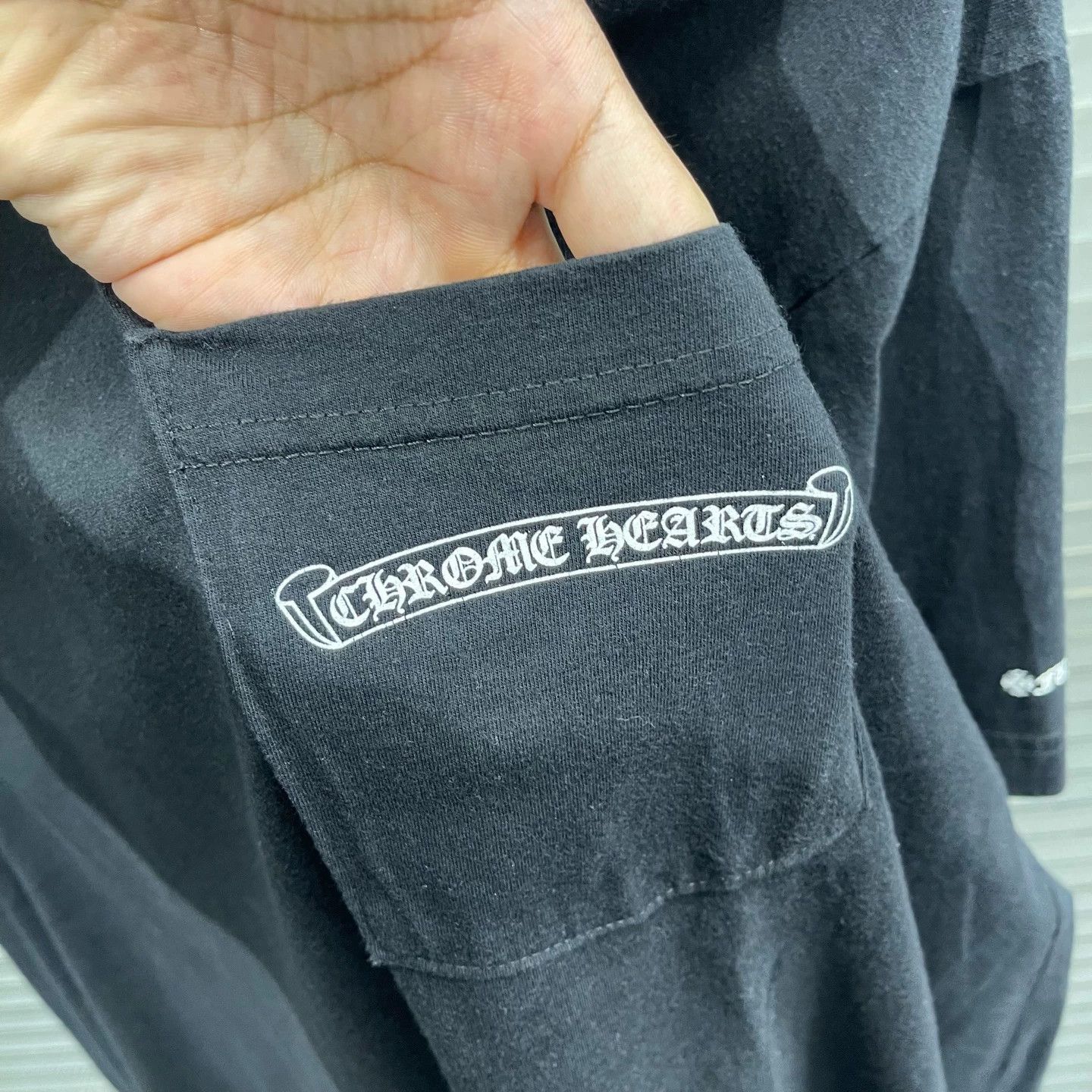 Chrome Hearts Chrome Hearts Black Sanskrit Scroll SS XL Size US XL / EU 56 / 4 - 4 Thumbnail