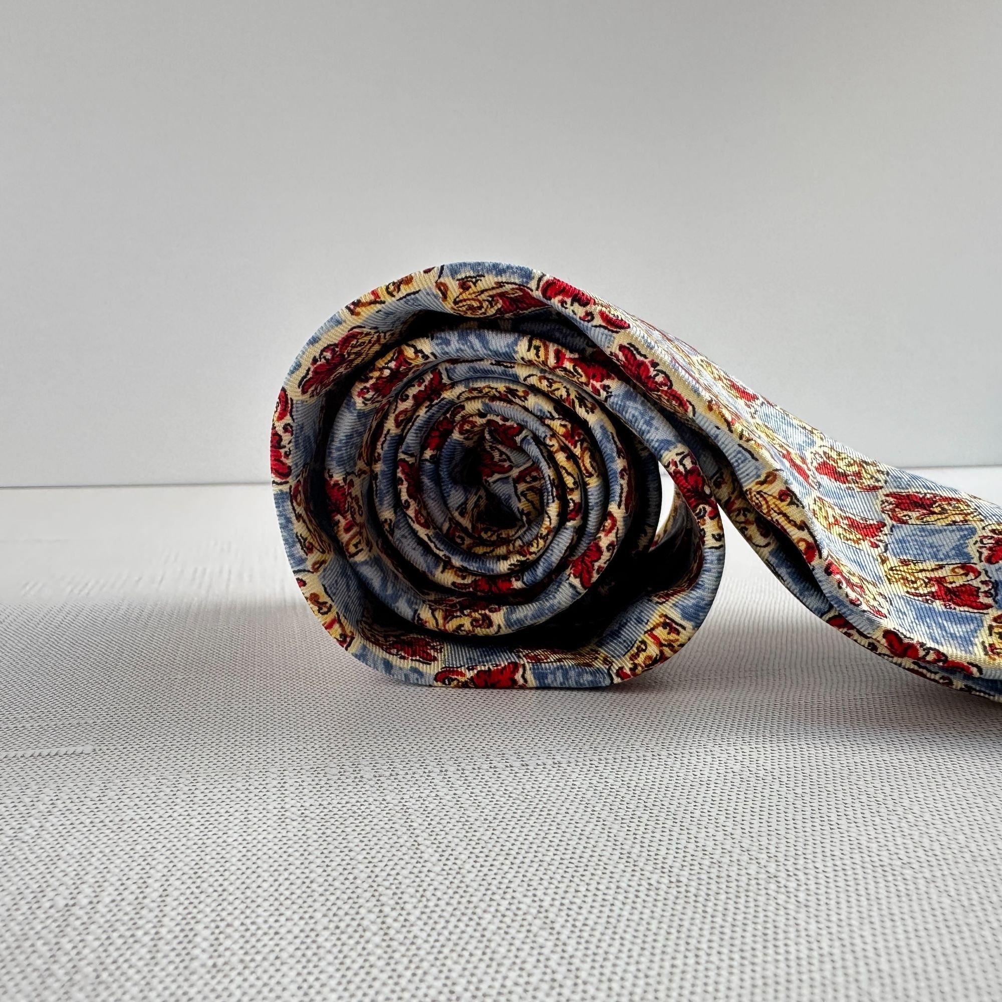 Other Pink London Mens Silk Tie Blue Red Yellow White Checkered Pa Size ONE SIZE - 8 Thumbnail