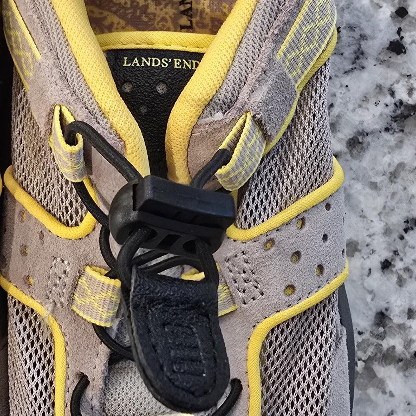 Lands' End Lands End - Womens 6.5 Gull Gray Yellow Trekker Shoes Size US 6.5 / IT 36.5 - 7 Thumbnail