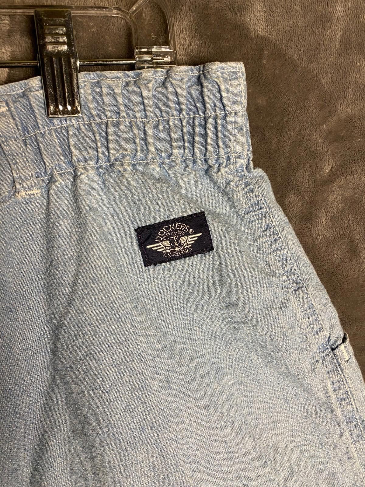 Dockers 90s Dockers Denim Mom Shorts Sz 12 Pleated Y2K High Rise B15 Size 34" / US 12 / IT 48 - 7 Thumbnail