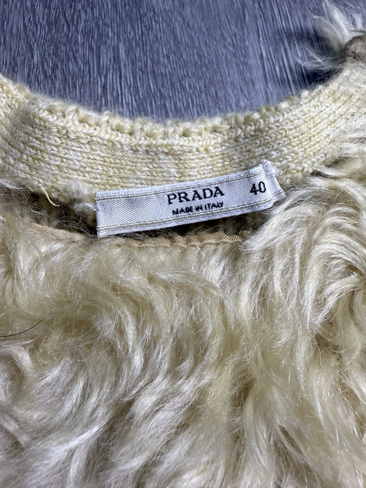 Prada Runway SS07 Prada - Fur Blended Elasthine Vest Size S / US 4 / IT 40 - 8 Thumbnail